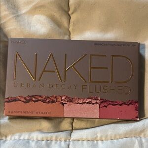 NEW NEVER OPENED Urban Decay Naked Flushed Palette - Bronze, Pink, Red